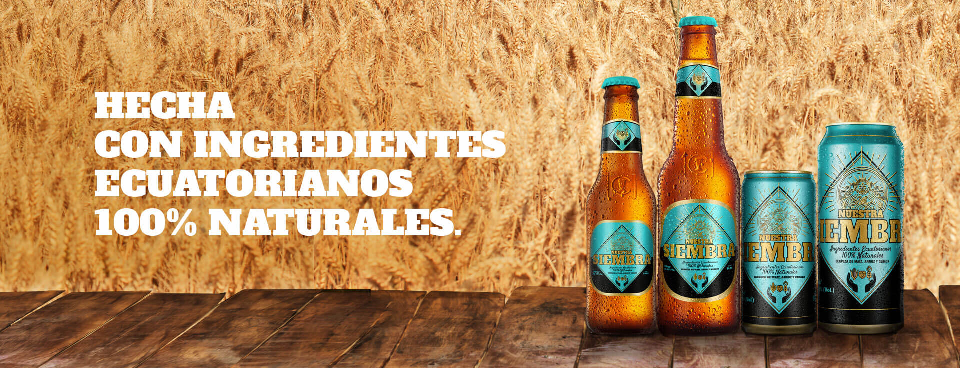 Hecha con ingredientes ecuatorianos 100% naturales.