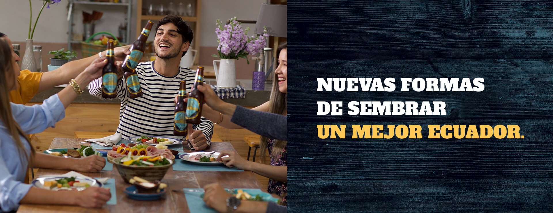 NUEVAS FORMAS DE SEMBRAR  UN MEJOR ECUADOR.
