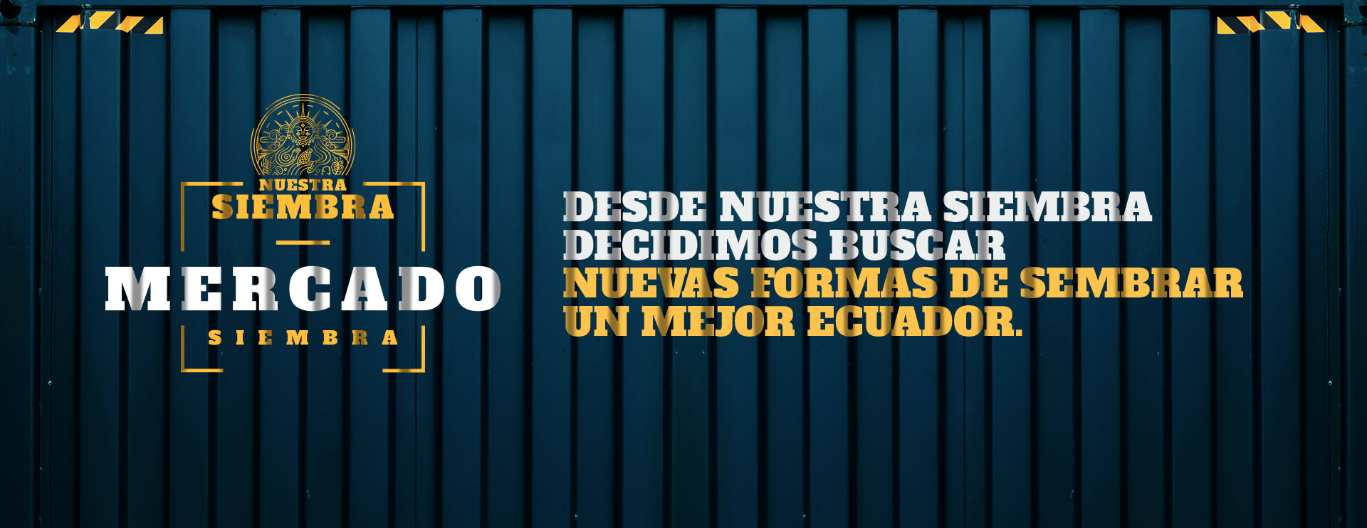 Desde nuestra siembra decidimos buscar nuevas formas de sembrar un mejor Ecuador